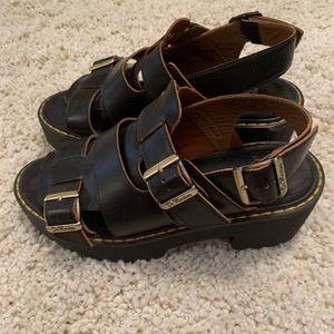 Doc Marten Platform Sandals - like new
